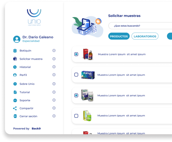 imagen de una captura de pantalla del sistema version desktop